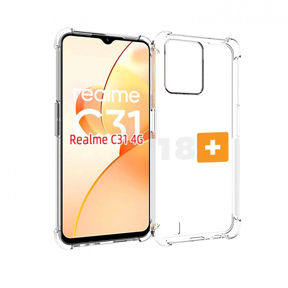 

Чехол MyPads 18+ для OPPO Realme C31, Прозрачный, Tocco