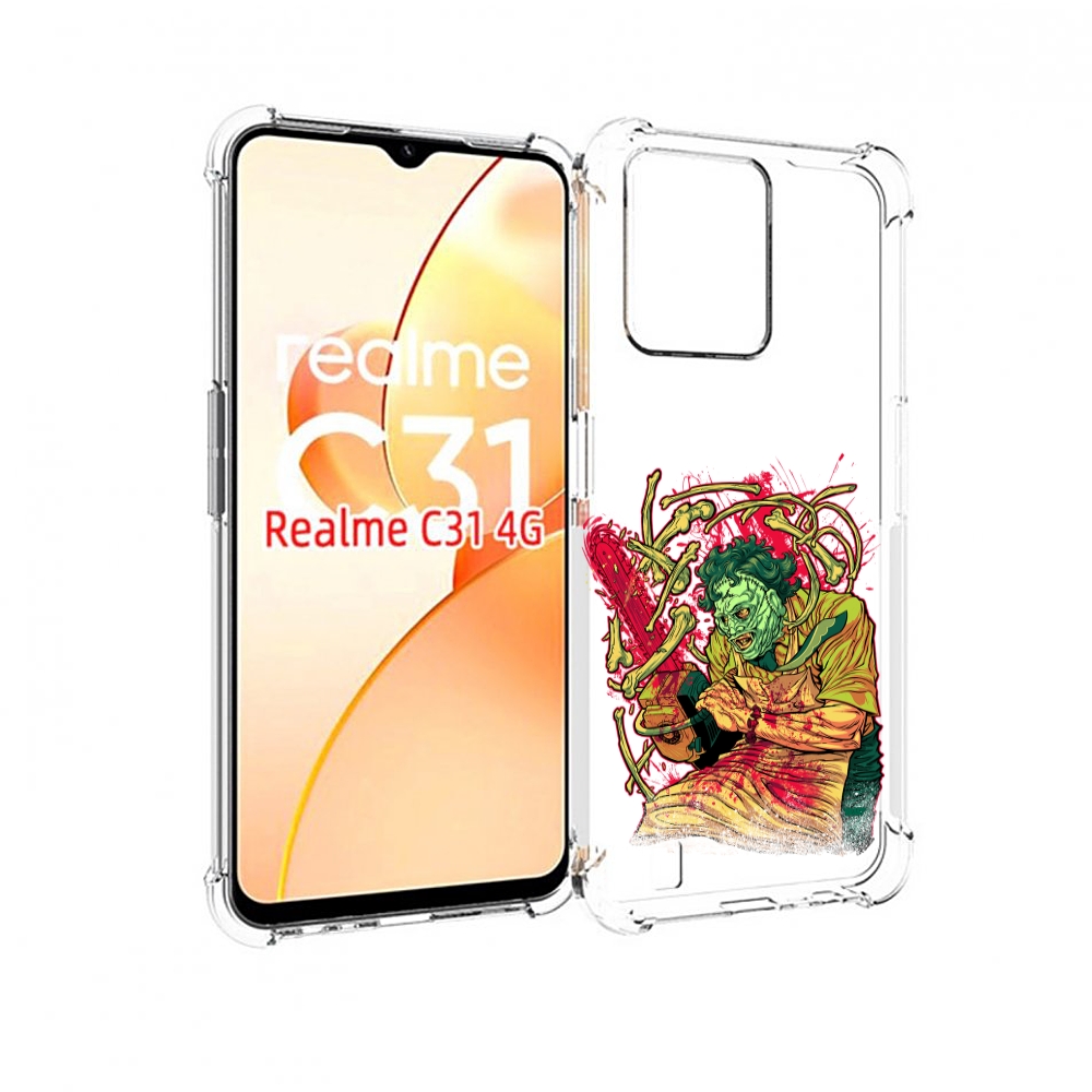 

Чехол MyPads яркий мясник для OPPO Realme C31, Прозрачный, Tocco