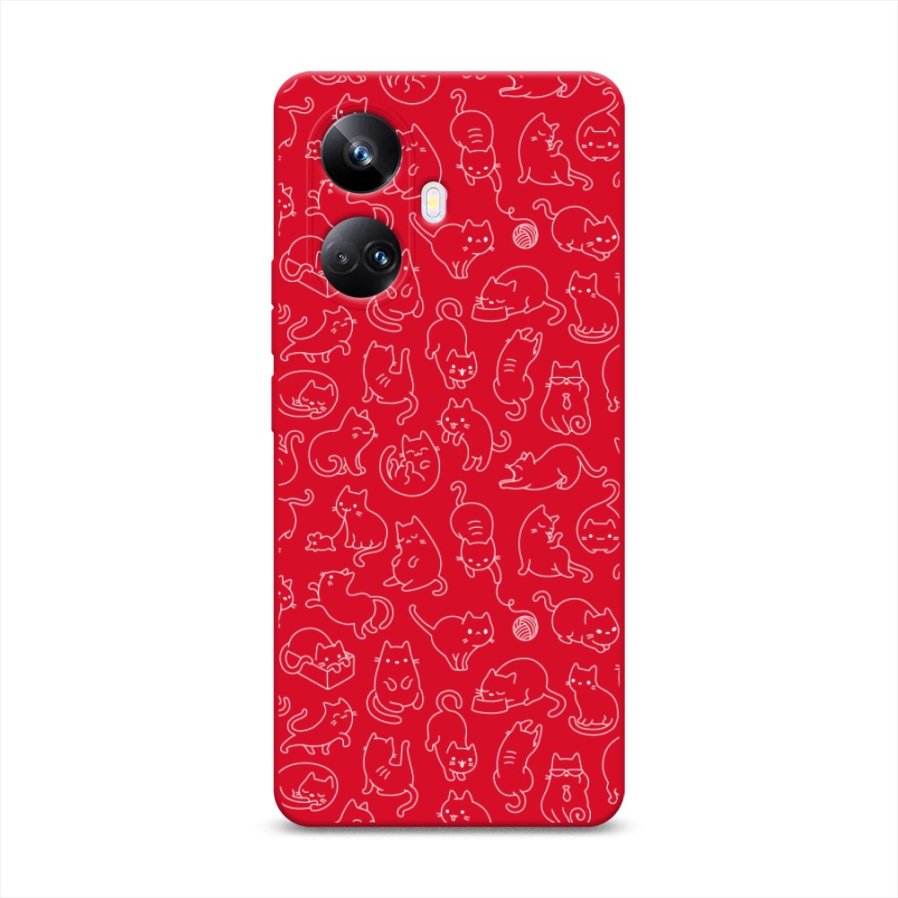 

Чехол Awog на Realme 10 Pro+ "Шкодливые котики", Прозрачный;бежевый, 2512353-1
