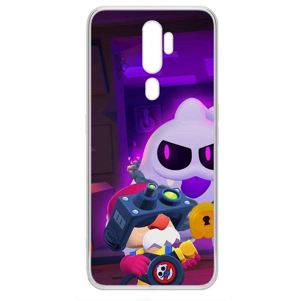 

Чехол-накладка Brawl Stars-Охотник за Скуиками Гэйл для Oppo A9 (2020), Прозрачный