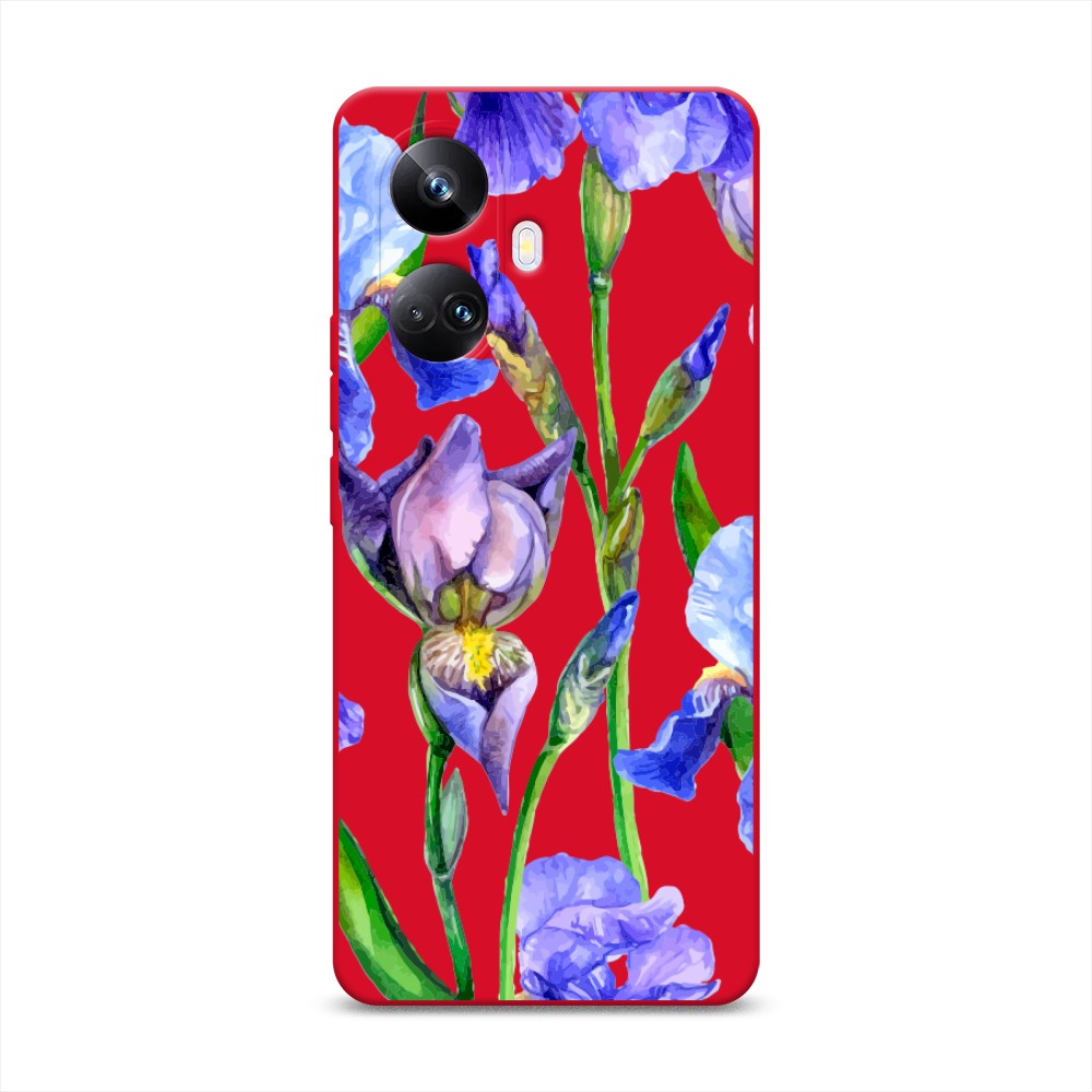 

Чехол Awog на Realme 10 Pro+ "Синие ирисы", Фиолетовый;голубой;зеленый, 2512353-1