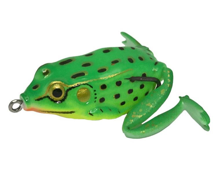 

Мягкая приманка LureMax Лягушка Kicker Frog FR01, 5,5см, Зеленый, Kicker Frog