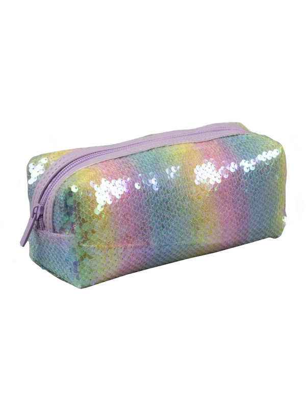 

Пенал с Syloon "Радуга" с блестками, косметичка, для школы, SD095901