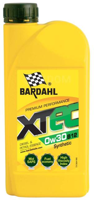 Моторное масло BARDAHL XTEC B12 ACEA C2 (12) - BMW LL-12 FE синтетическое 0W30 1л