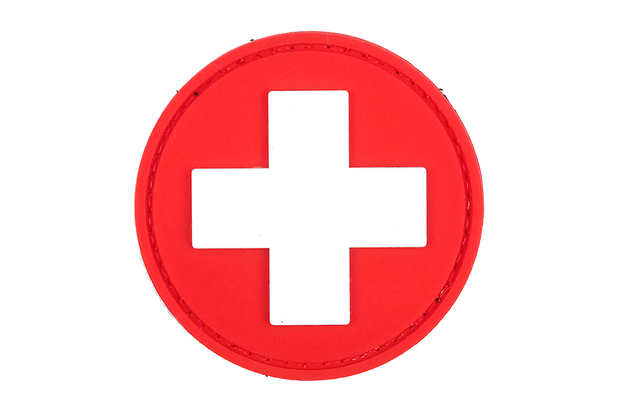 

Патч TeamZlo Крест медика круг ПВХ RD (TZ0209RD), Красный