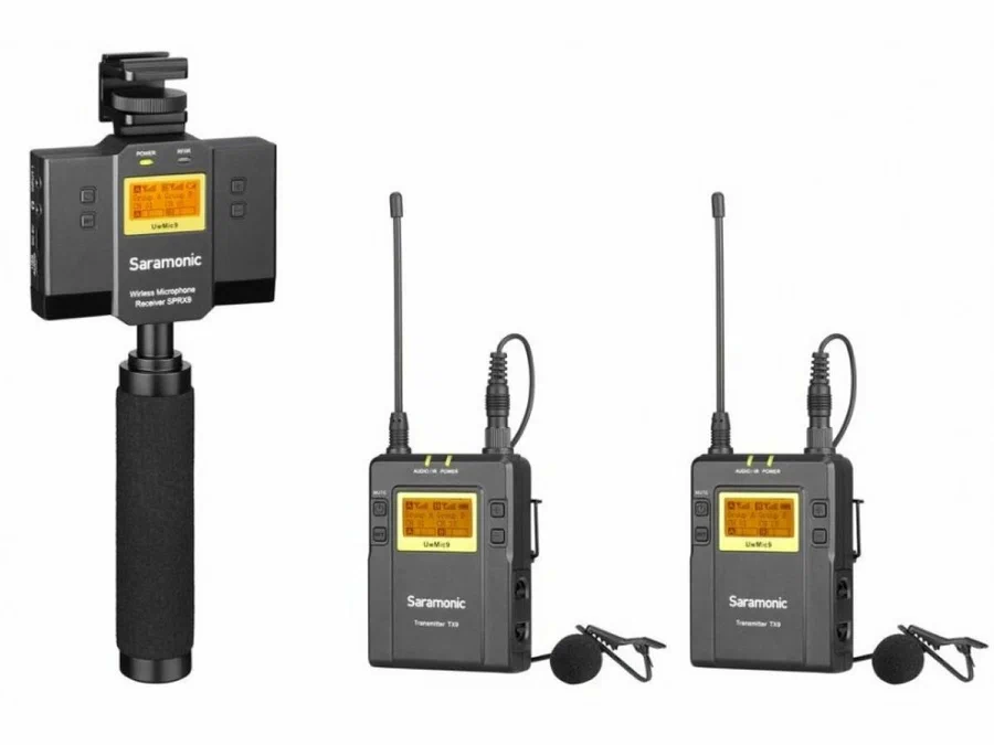 

Микрофон Saramonic UWMIC9 TX9/TX9/SPRX9 Black, UWMIC9 TX9/TX9/SPRX9