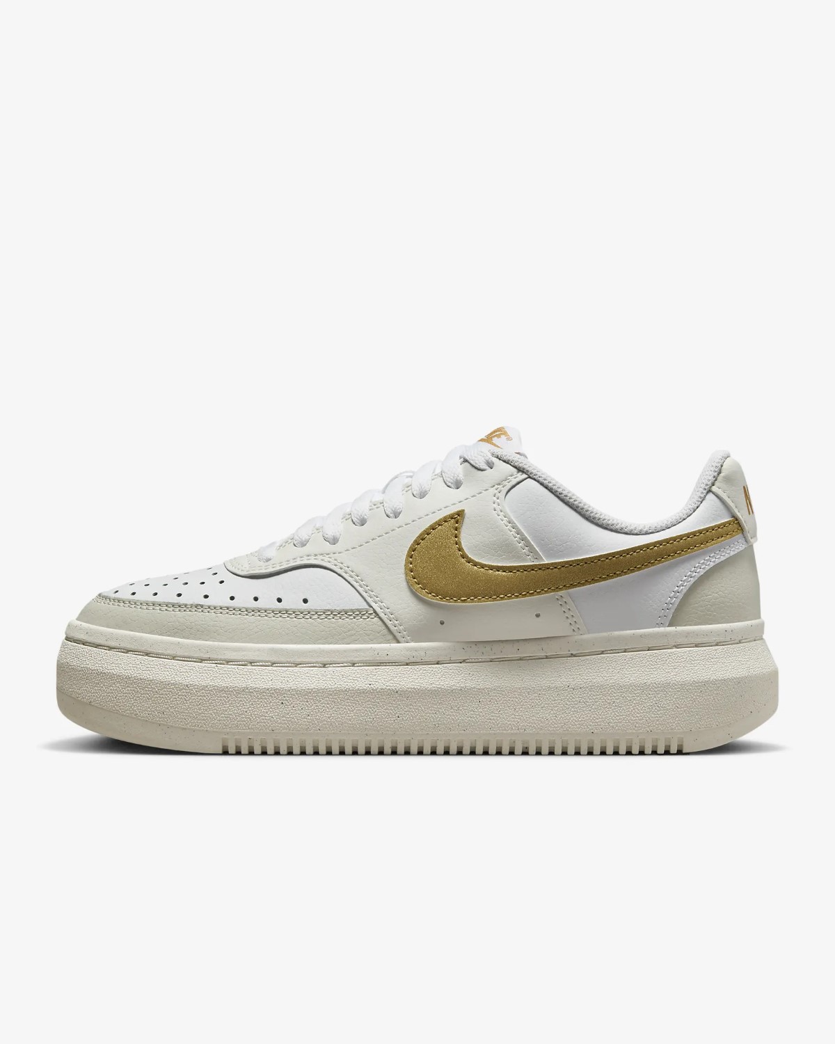 

Кеды женские Nike Court Vision Alta DZ5394-100 бежевые 9 US, Бежевый, Court Vision Alta