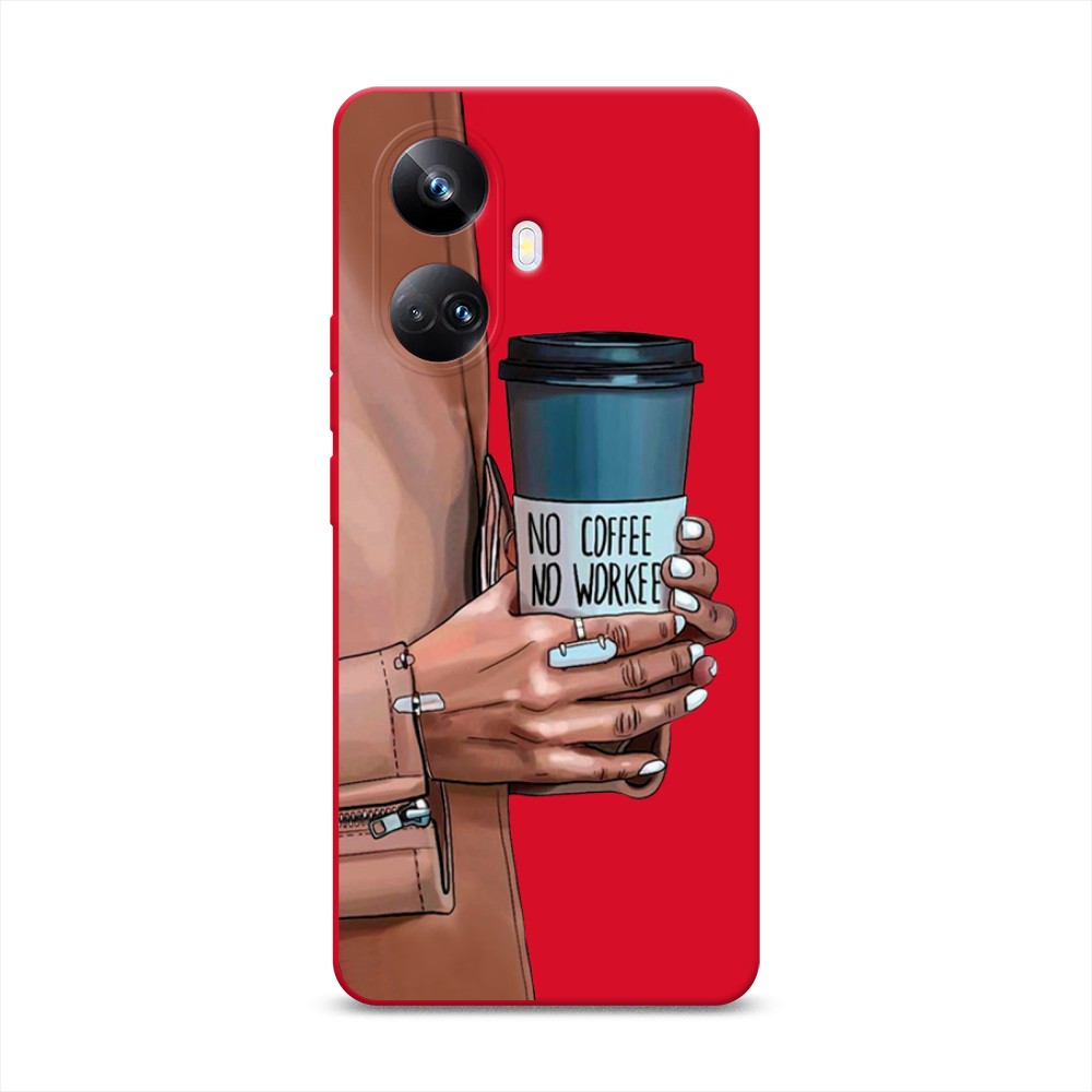 

Чехол Awog на Realme 10 Pro+ "No coffee", Синий;бежевый;коричневый, 2512353-1
