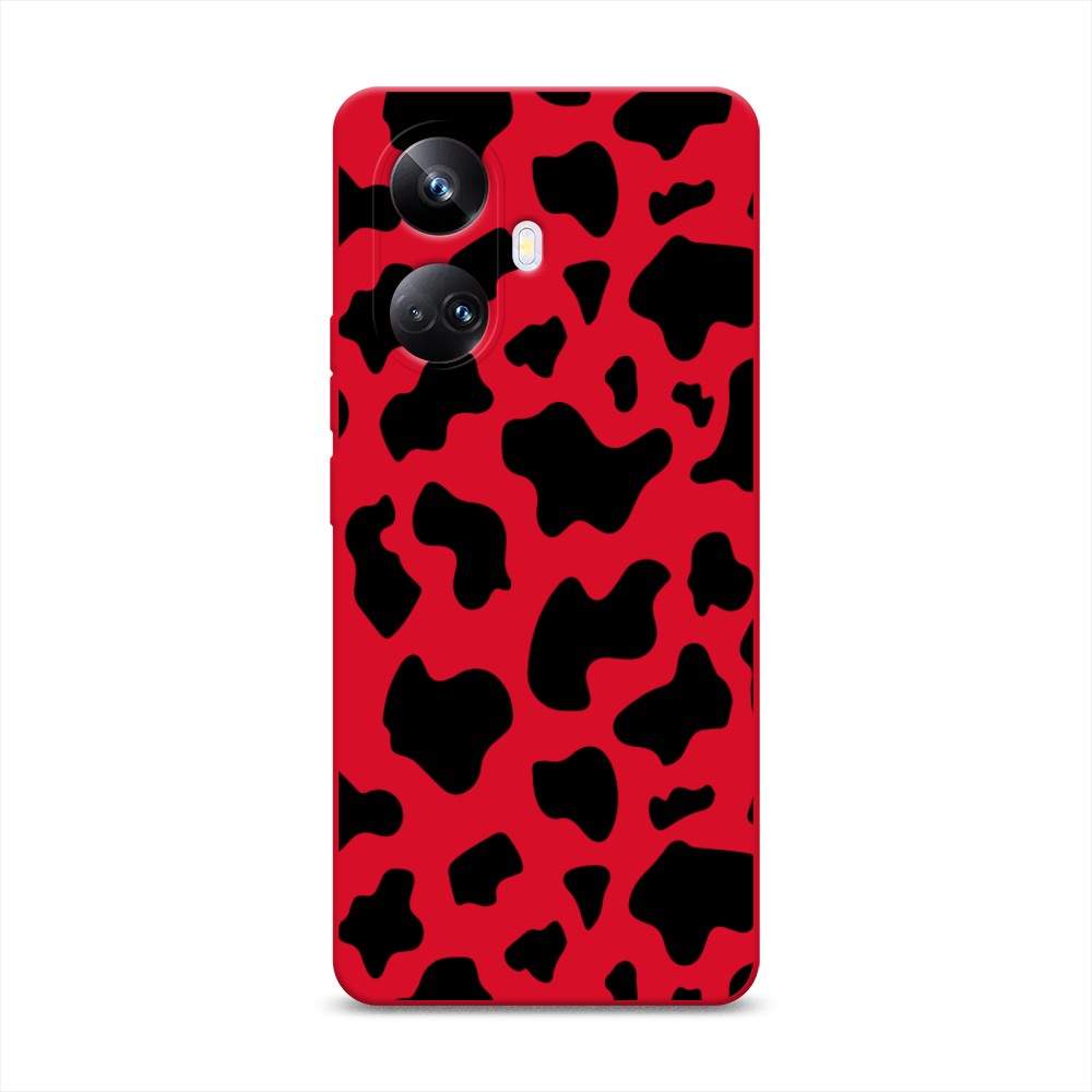 

Чехол Awog на Realme 10 Pro+ "Пятна коровы черные", Черный, 2512353-1