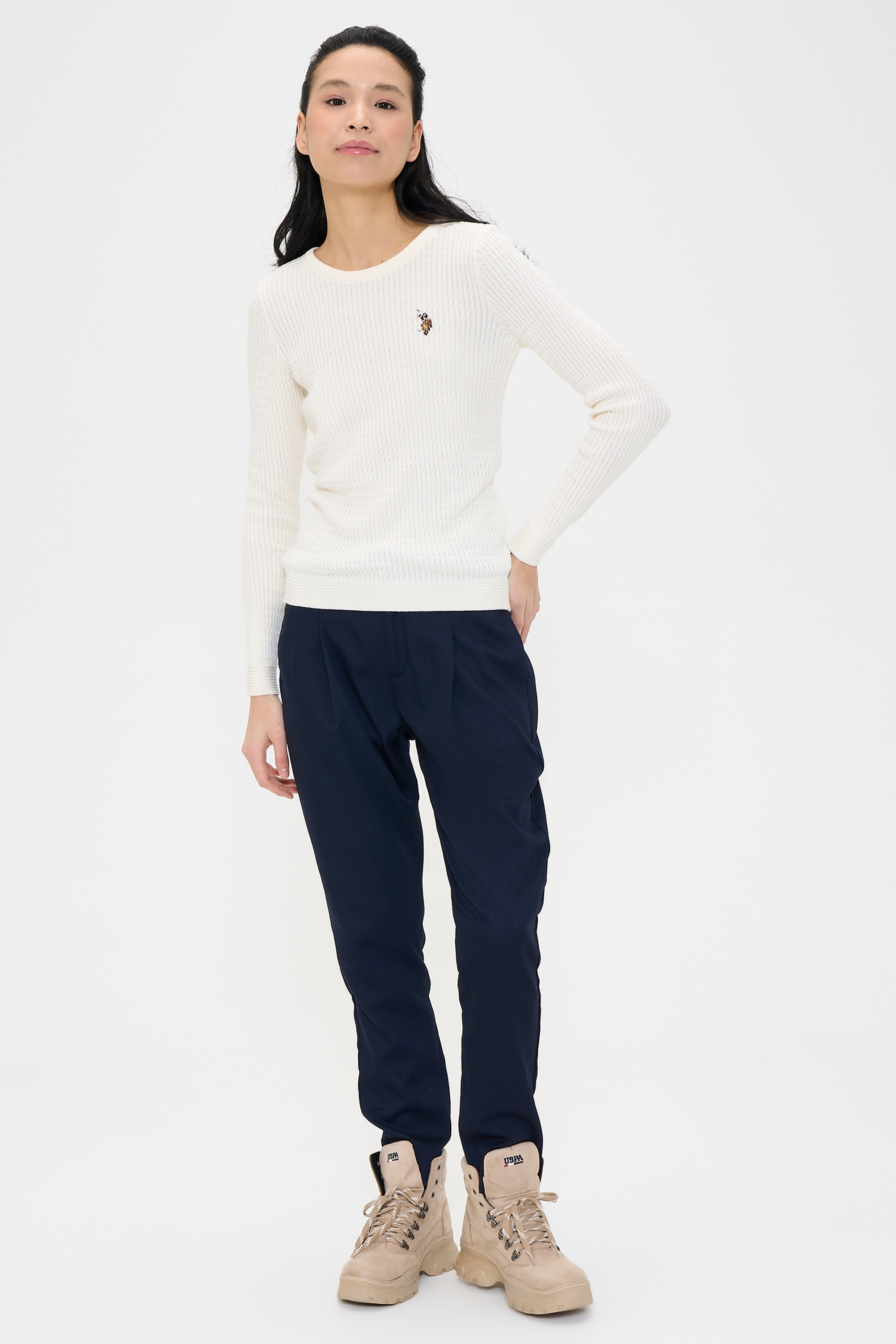 

Джемпер женский U.S. POLO Assn. G082SZ0TK0R-KARLA белый XS, G082SZ0TK0R-KARLA