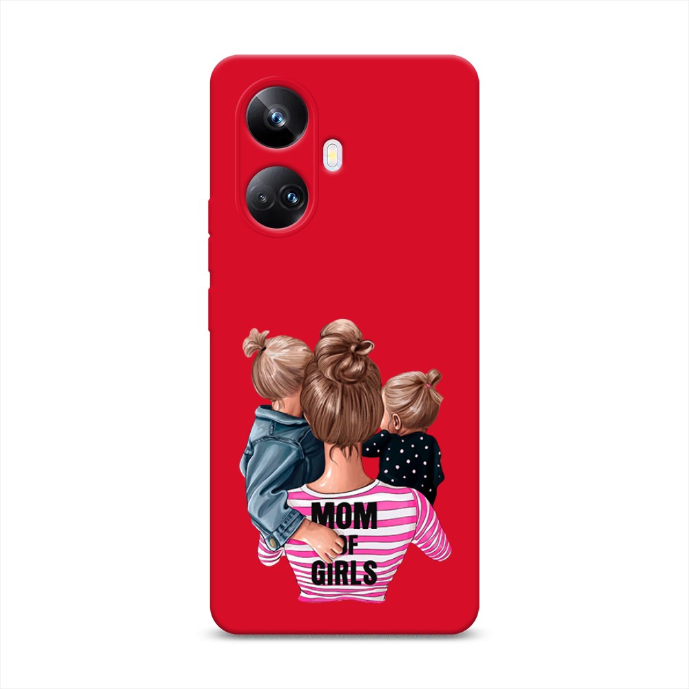 

Чехол Awog на Realme 10 Pro+ "Mom of Girls", Разноцветный, 2512353-1