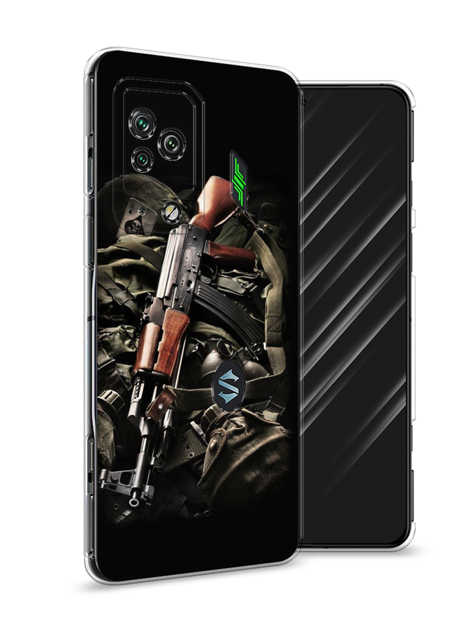 

Чехол Awog на Xiaomi Black Shark 5 Pro "Автомат", Разноцветный, 314150-5