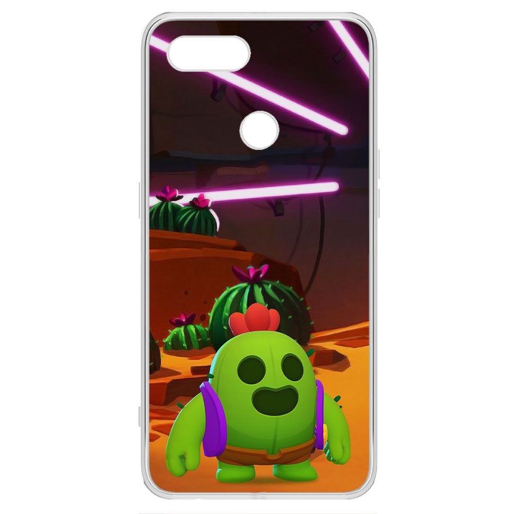 

Чехол-накладка Brawl Stars-Спайк для Oppo A11k, Прозрачный