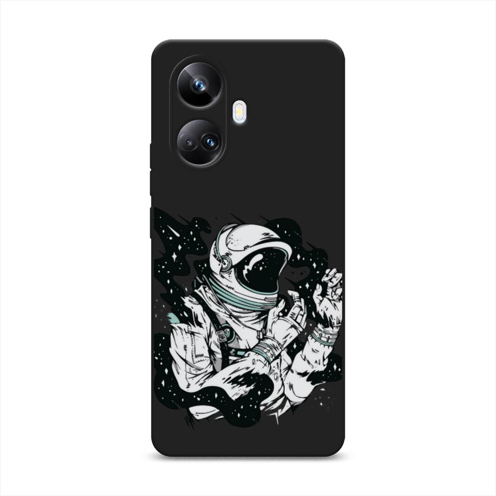 

Чехол Awog на Realme 10 Pro+ "Космонавт арт", Черный;бежевый;белый, 2512352-1