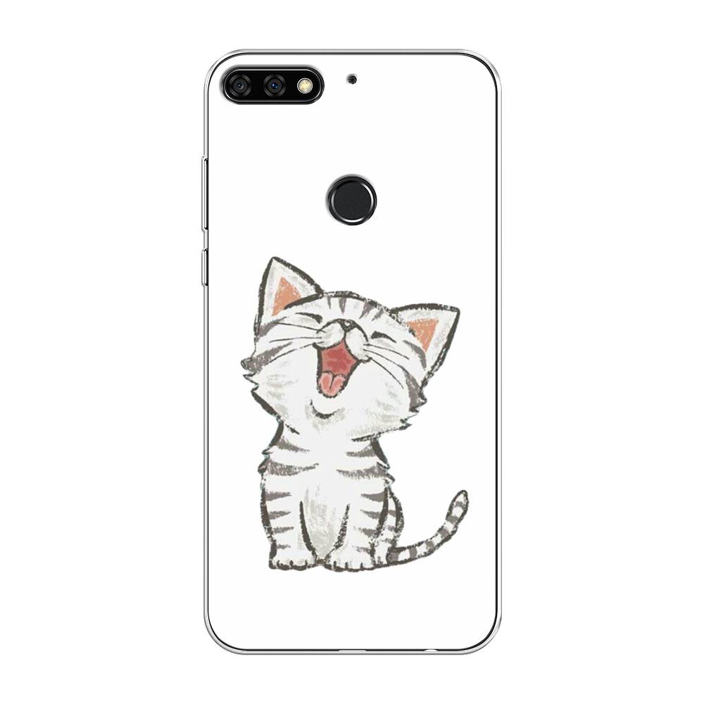 

Чехол Awog на Huawei Nova 2 Lite "Котенок рисованный", Серый;белый, 64650-1