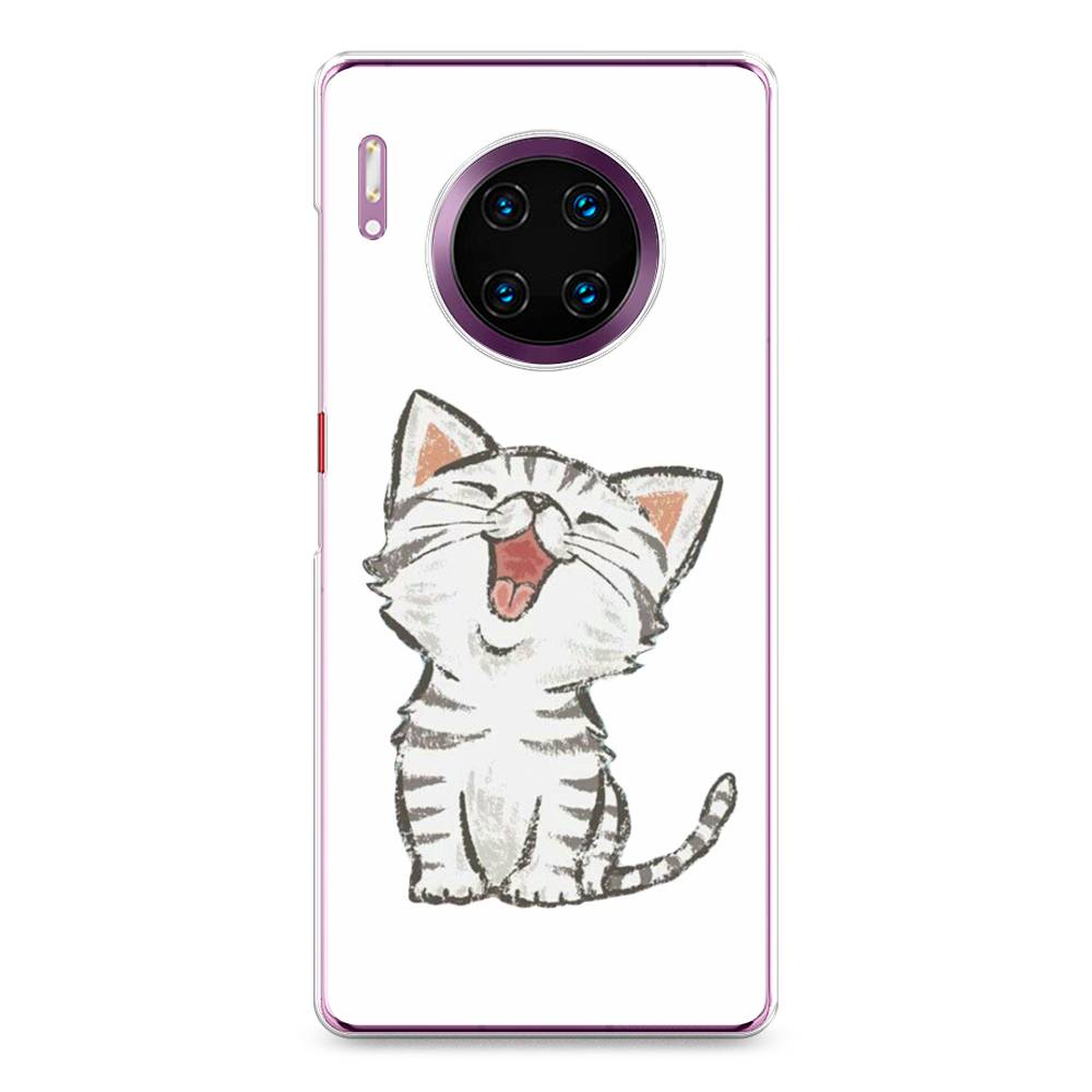 

Чехол Awog на Huawei Mate 30 Pro "Котенок рисованный", Серый;белый, 610450-1