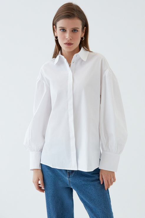 

Блуза женская ZARINA 1224112312 белая 46 RU, 1224112312