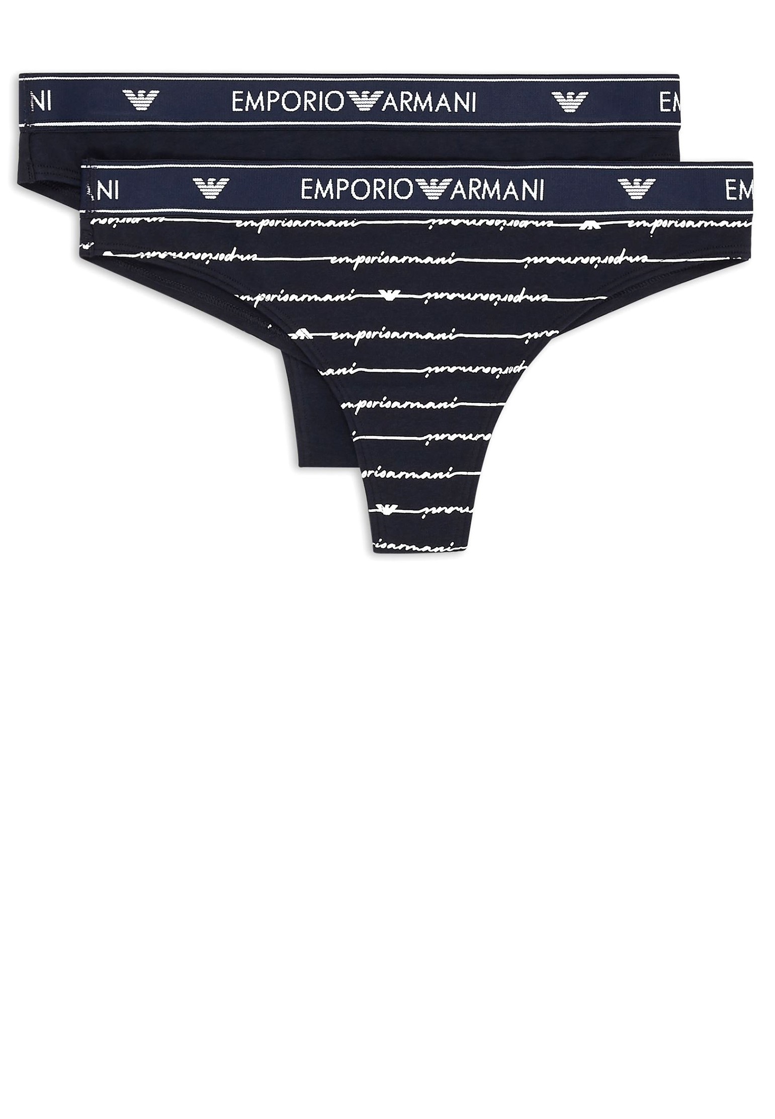 

Комплект трусов женских Emporio Armani 126673 синих S, 126673