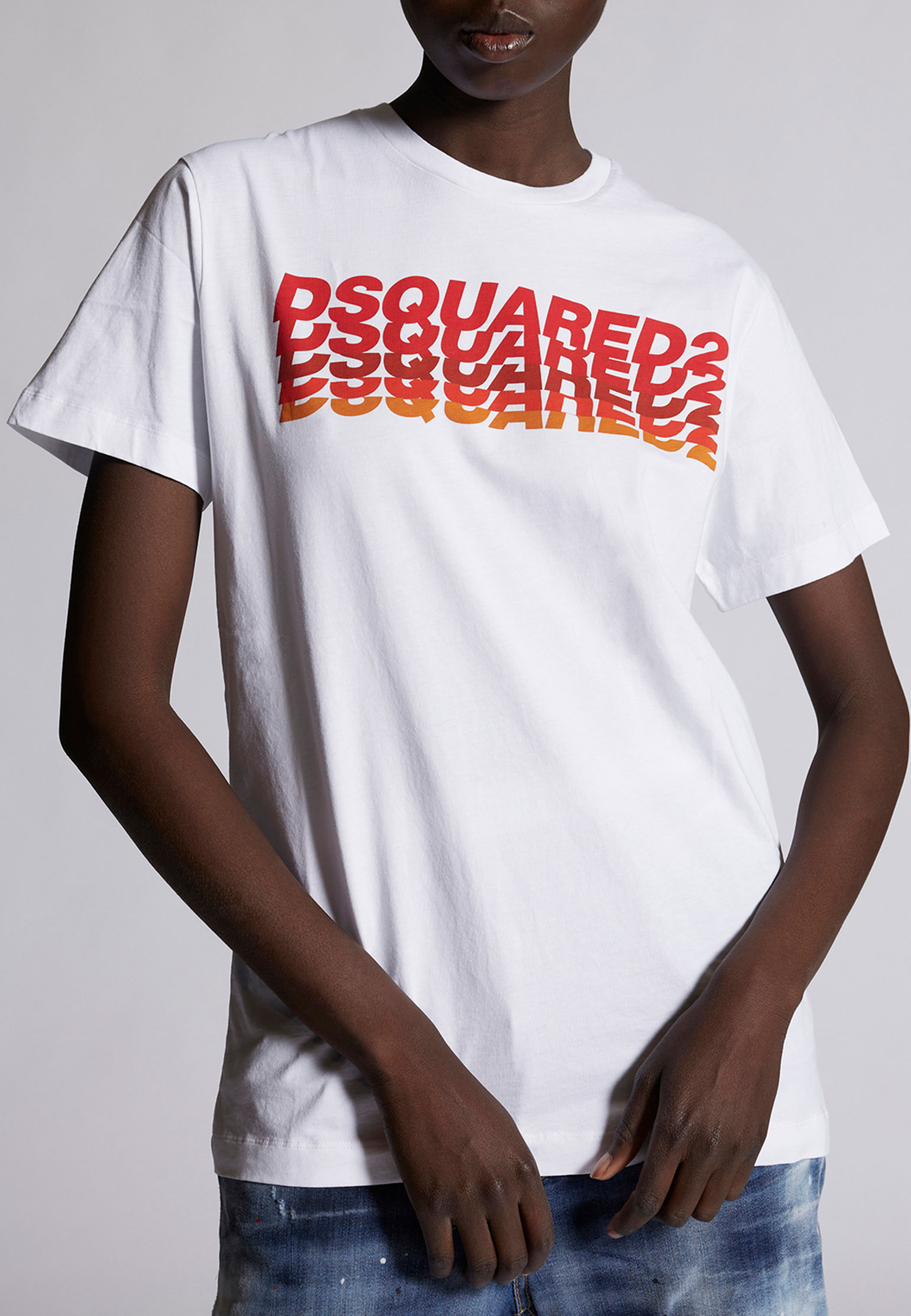 

Футболка женская DSquared2 124424 белая XS, Белый, 124424