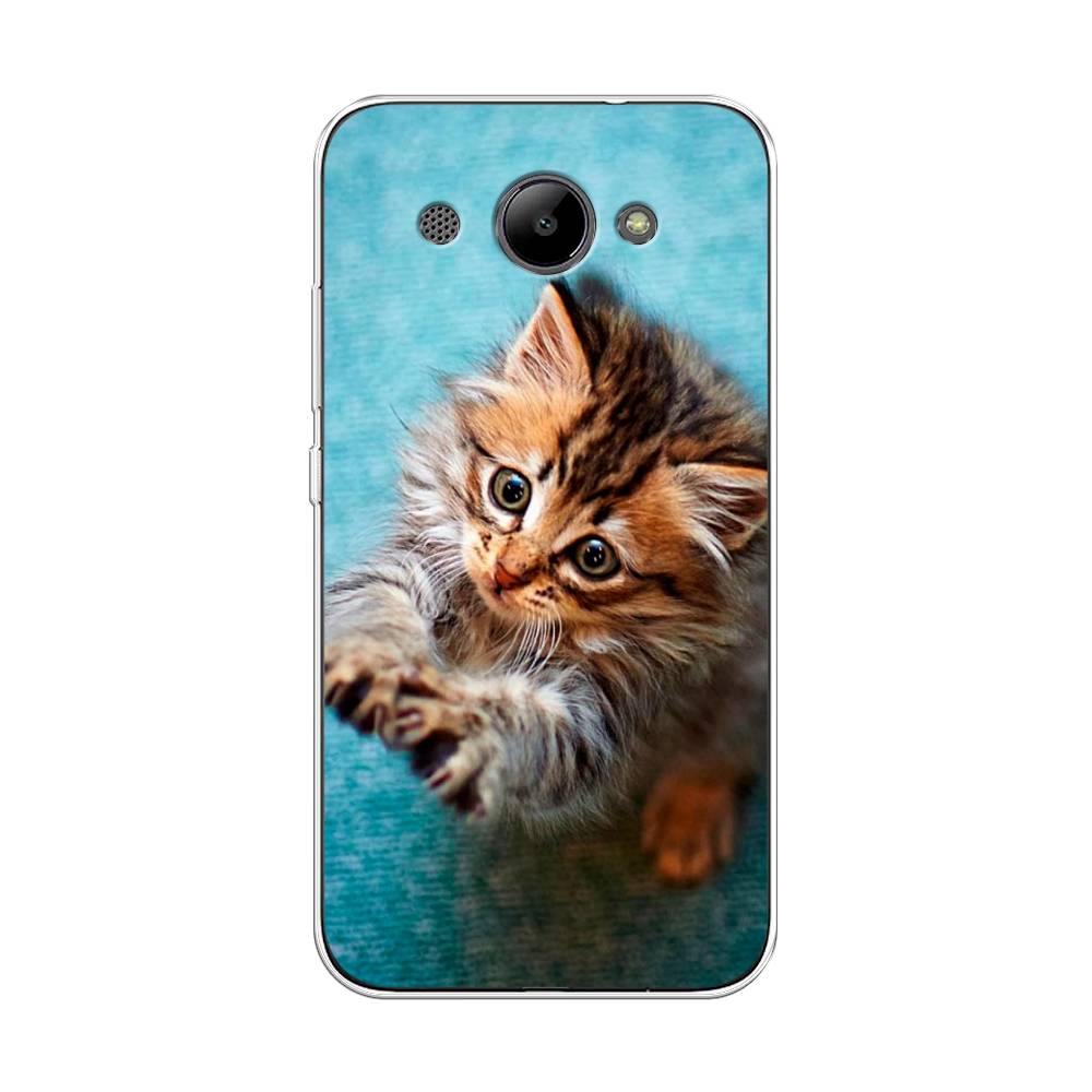 

Чехол Awog "Котенок просит есть" для Huawei Y3 2018, 65850-2