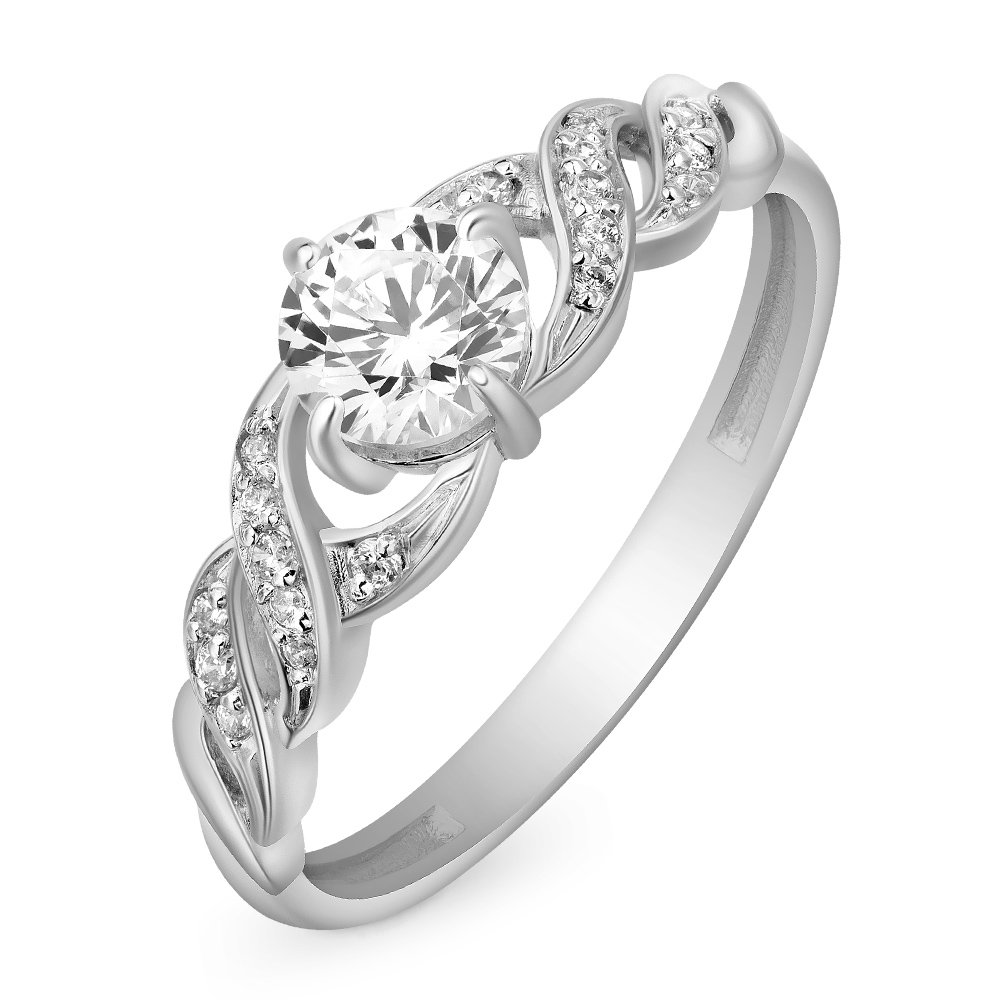 

Кольцо женское из серебра с фианитом 585Gold 701006878, р. 16,5, 701006878