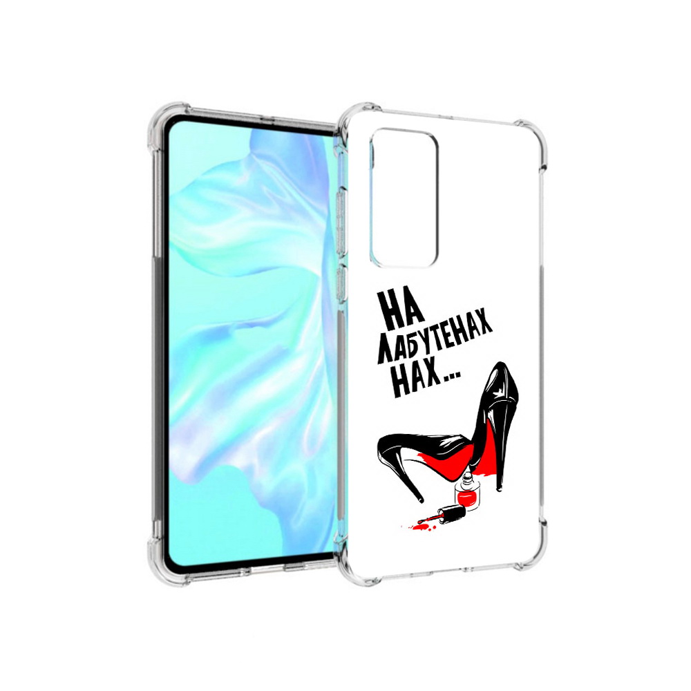 

Чехол MyPads Tocco для Huawei P40 на лабутенах, Прозрачный, Tocco