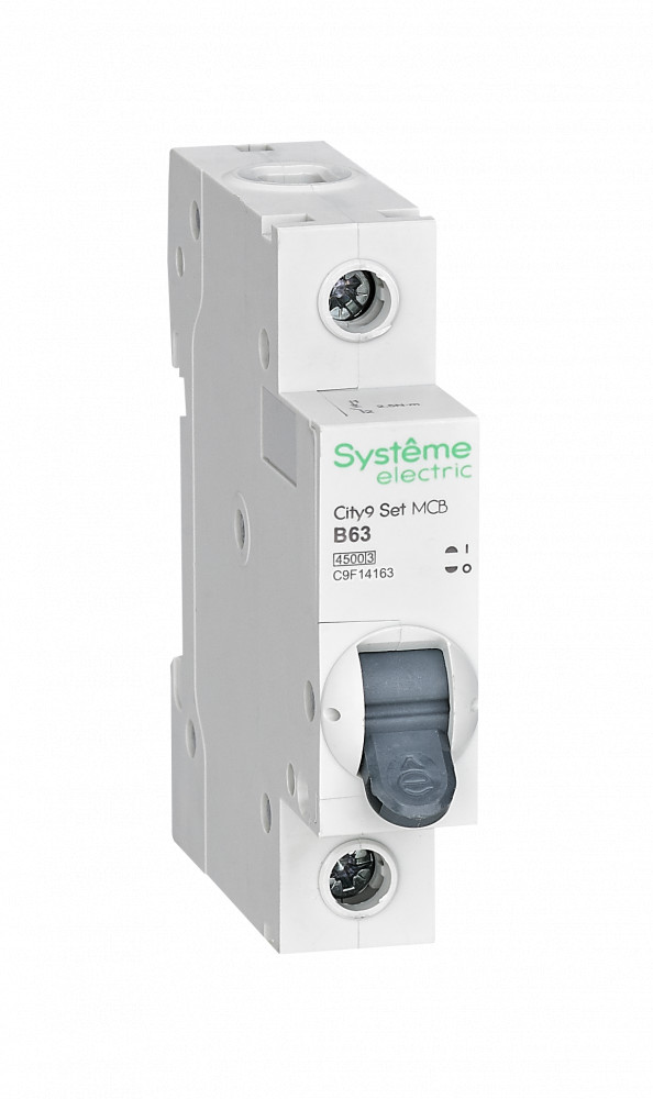 

Автоматический выключатель Systeme Electric C9F14163 1P 63A B 4.50A
