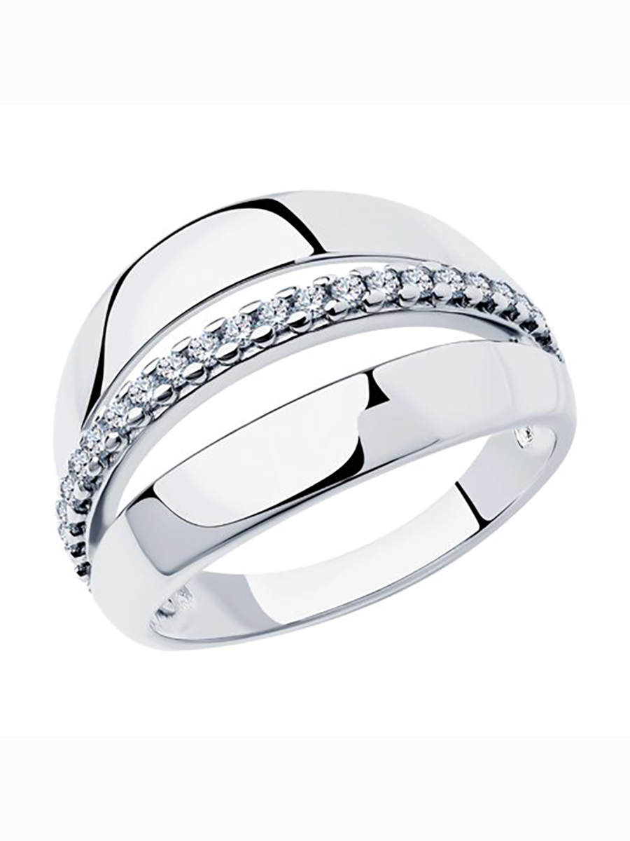 

Кольцо женское из серебра с фианитом 585Gold 701010422, р, 701010422
