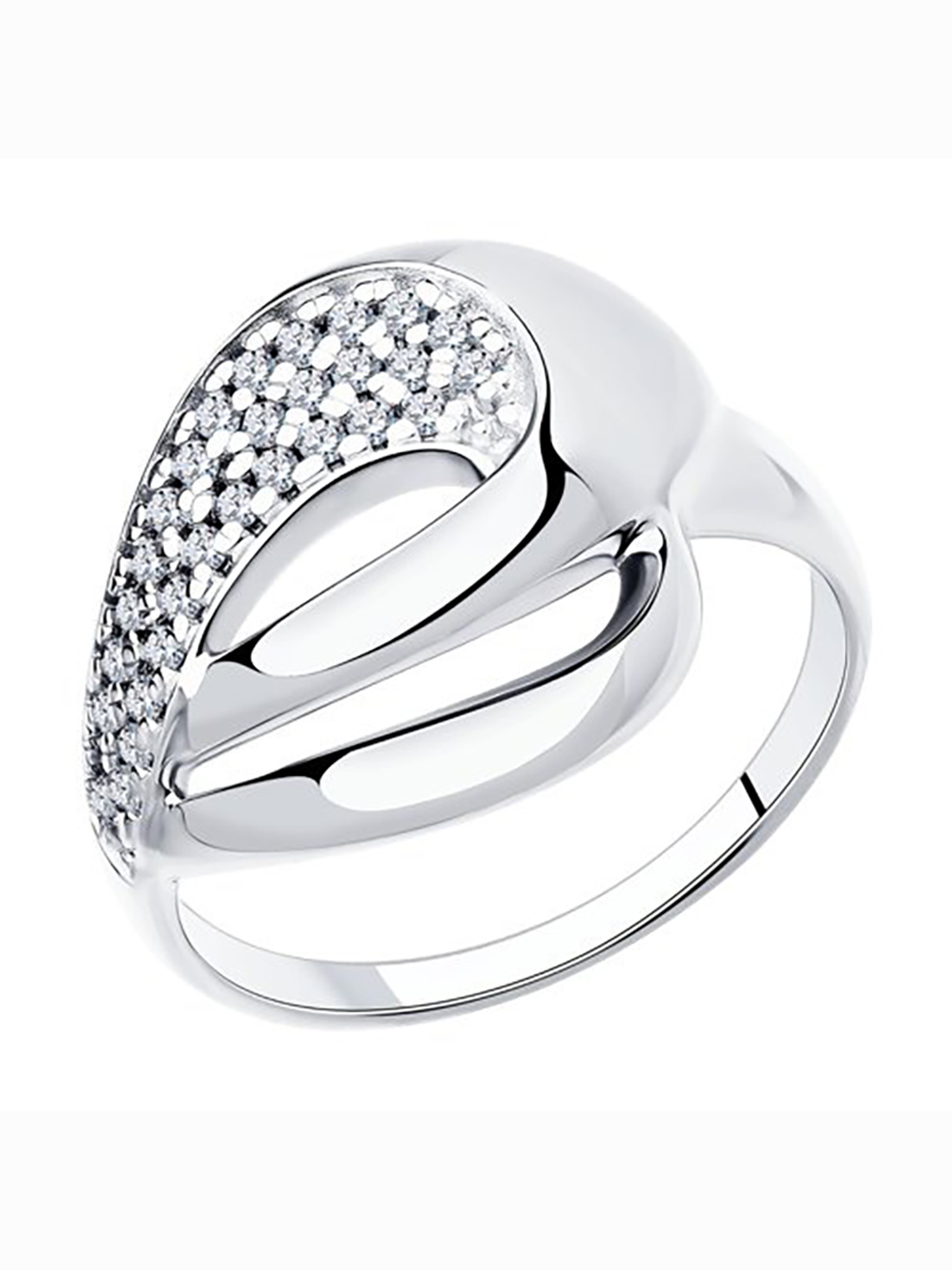 

Кольцо женское из серебра с фианитом 585Gold 701010420, р, 701010420