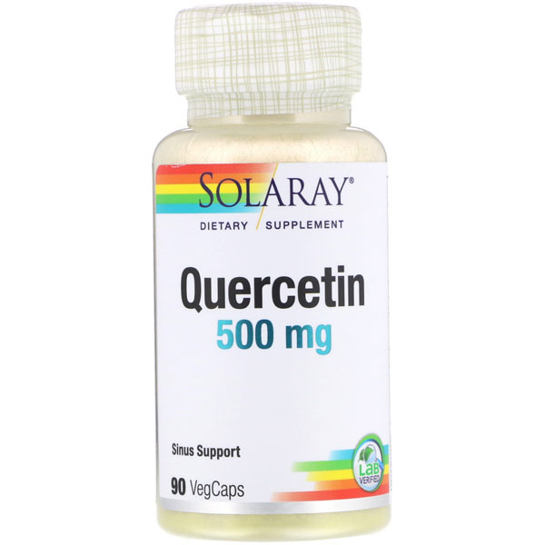 Антиоксидант кверцетин Solaray Quercetin 500 мг капсулs 90 шт.