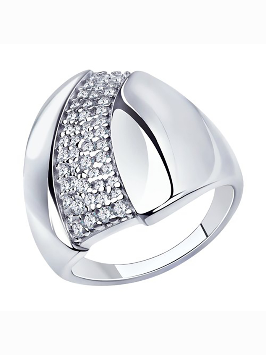 

Кольцо женское из серебра с фианитом 585Gold 701010417, р, 701010417