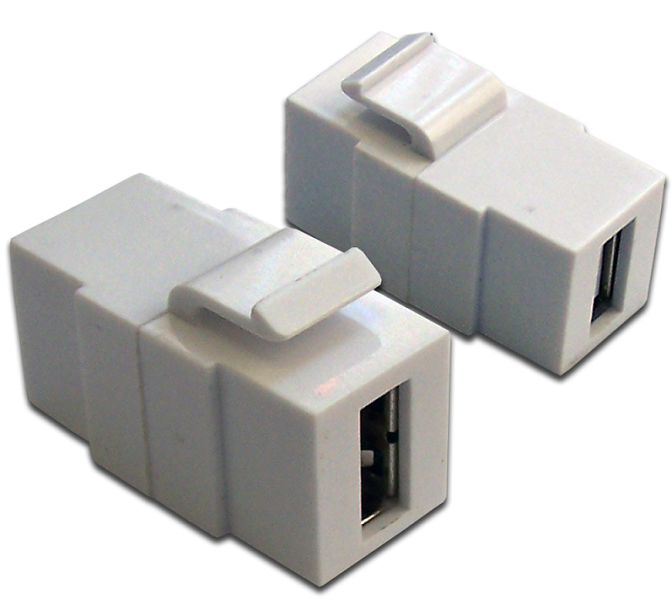 

Коннектор LANMASTER LAN-OK-USB20-AA/V-WH