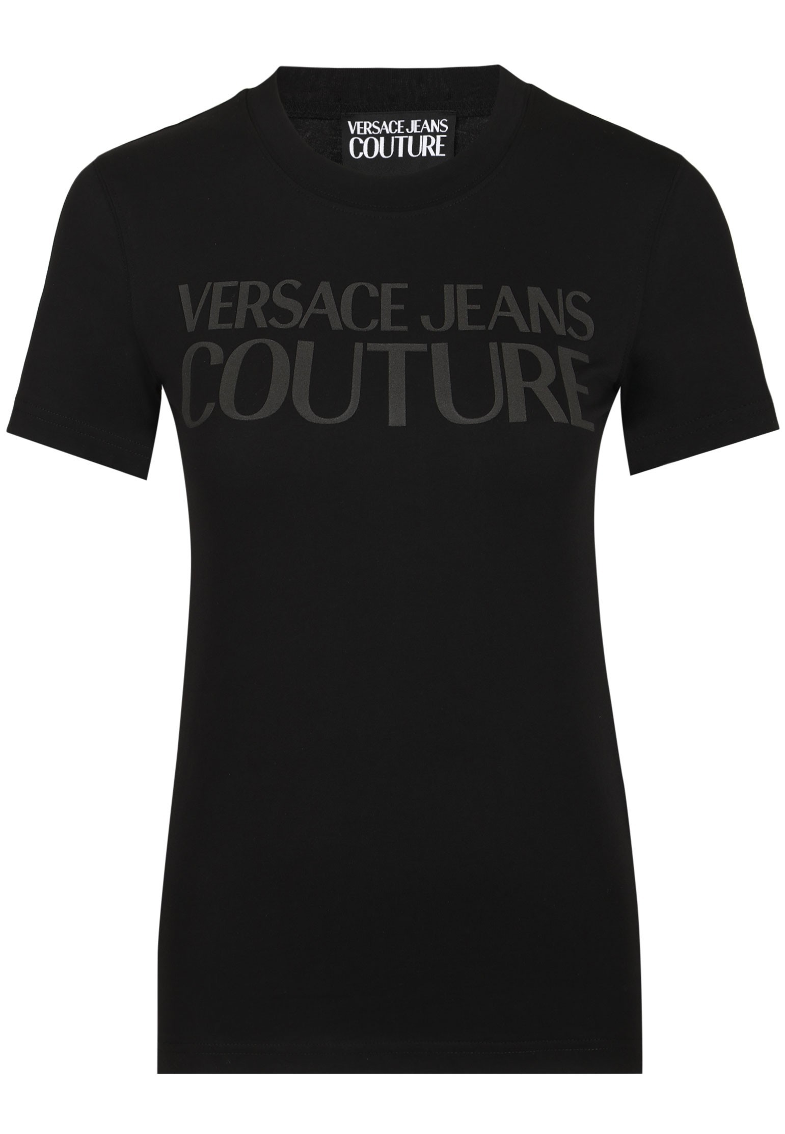 

Футболка женская Versace Jeans Couture 125367 черная S, Черный, 125367