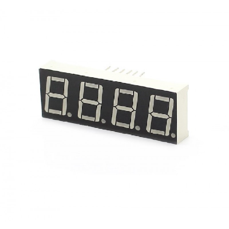 

Четырхразрядный 7-сегментный индикатор 5461BS-1 0.56 красный