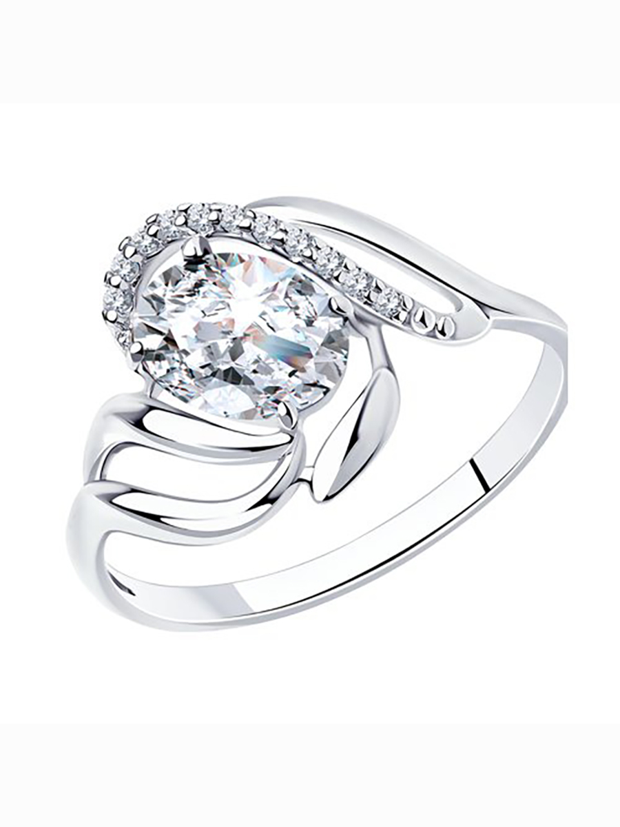 

Кольцо из серебра р. , 585Gold 701010399, фианит, 701010399