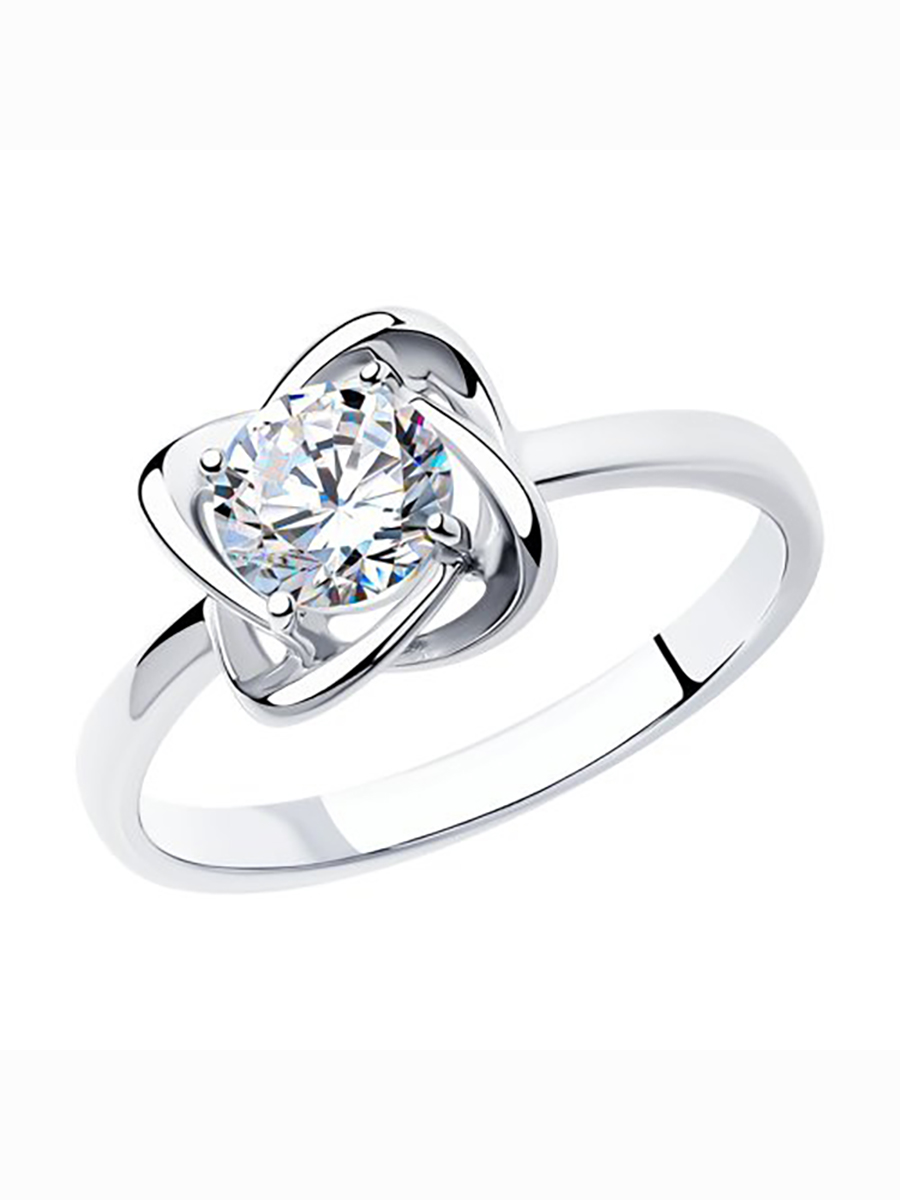 

Кольцо женское из серебра с фианитом 585Gold 701010396, р, 701010396