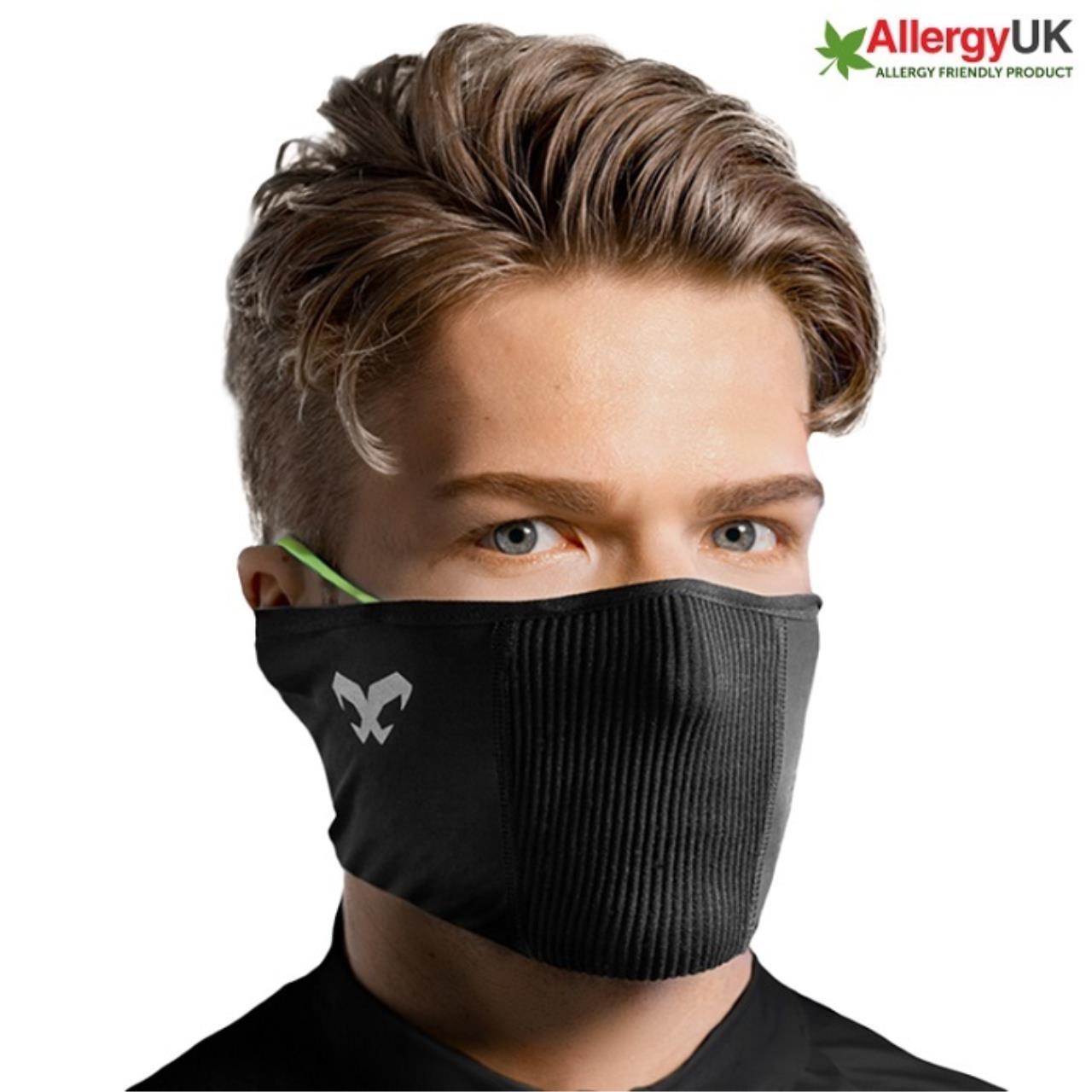 Многоразовая маска унисекс Naroo Mask F1S черная 3680₽