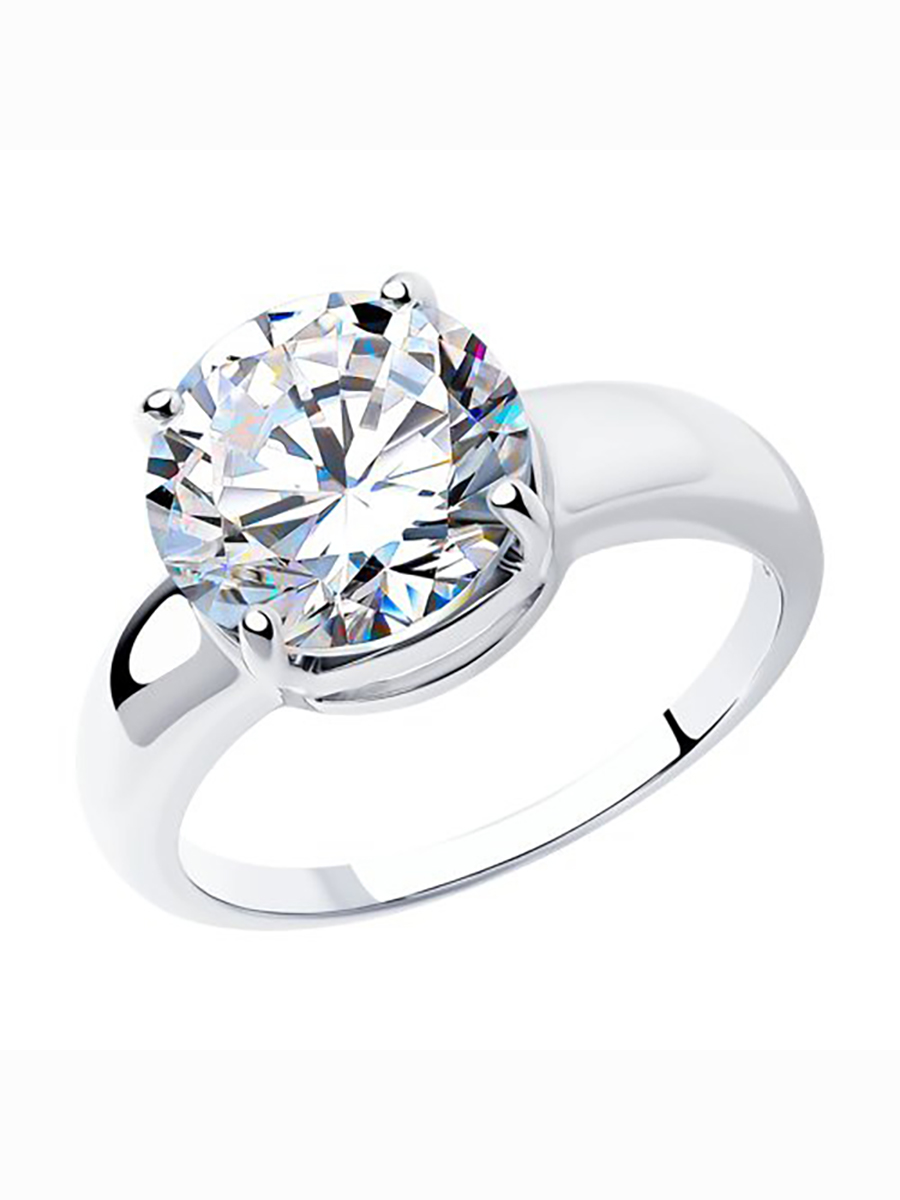 

Кольцо женское из серебра с фианитом 585Gold 701010385, р, 701010385