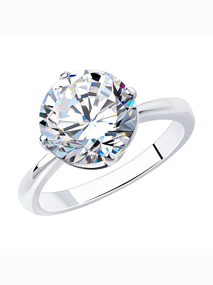 

Кольцо из серебра р. , 585Gold 701010384, фианит, 701010384
