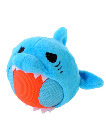 Игрушка для собак Japan Premium Pet нетонущий мячик в шапочке акулы