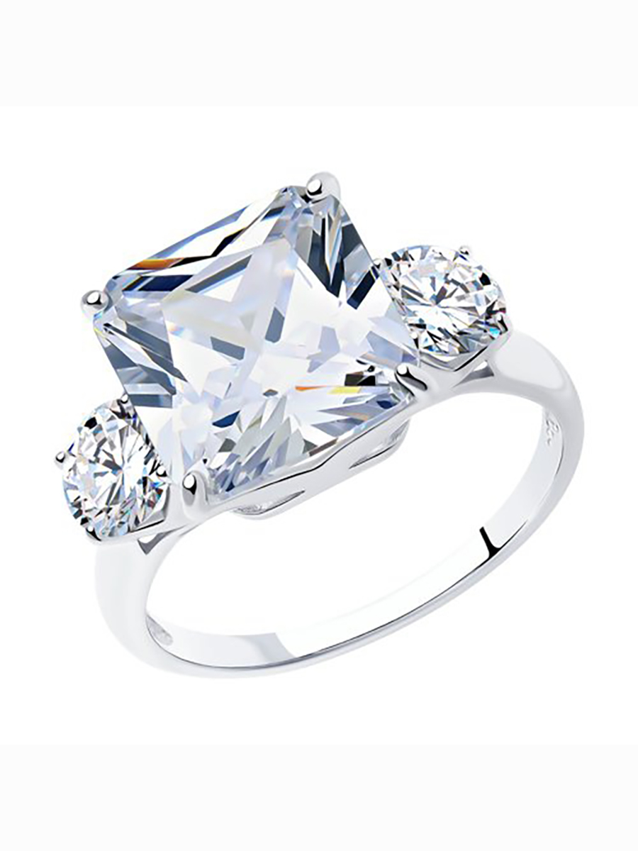 

Кольцо из серебра р. , 585Gold 701010383, фианит, 701010383