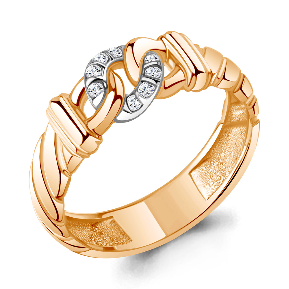 

Кольцо из серебра с фианитом р. Aquamarine 67884А, 67884А_925_з