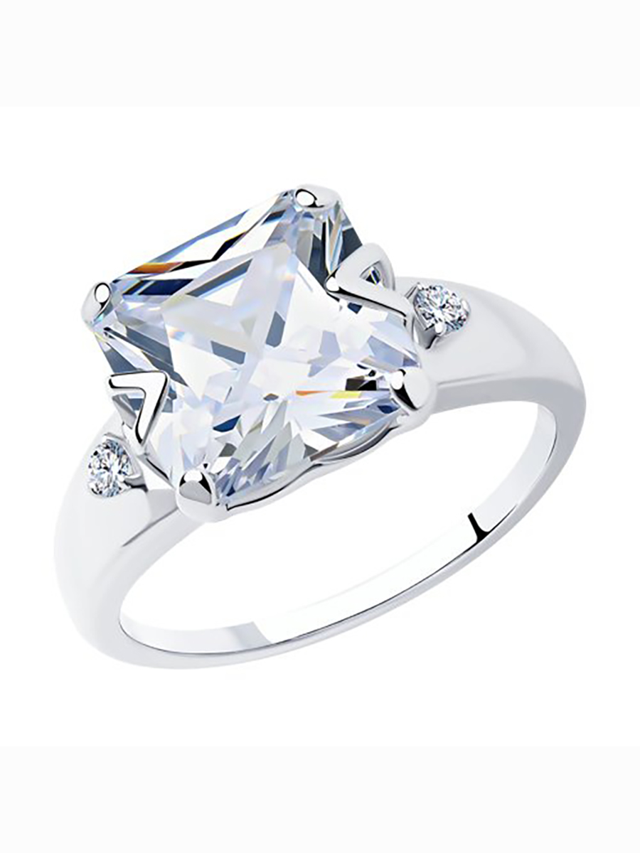 

Кольцо женское из серебра с фианитом 585Gold 701010381, р, 701010381