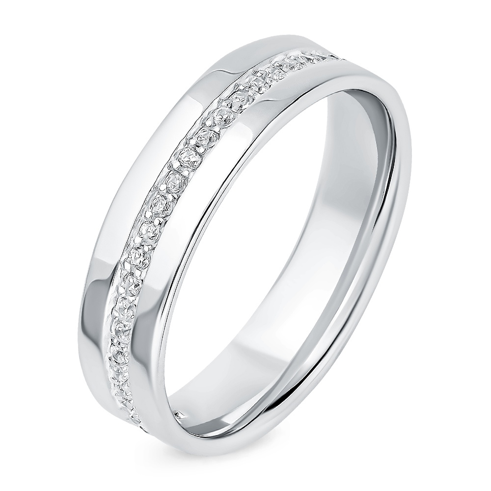 

Кольцо женское из серебра с фианитом 585Gold 701010160, р, 701010160