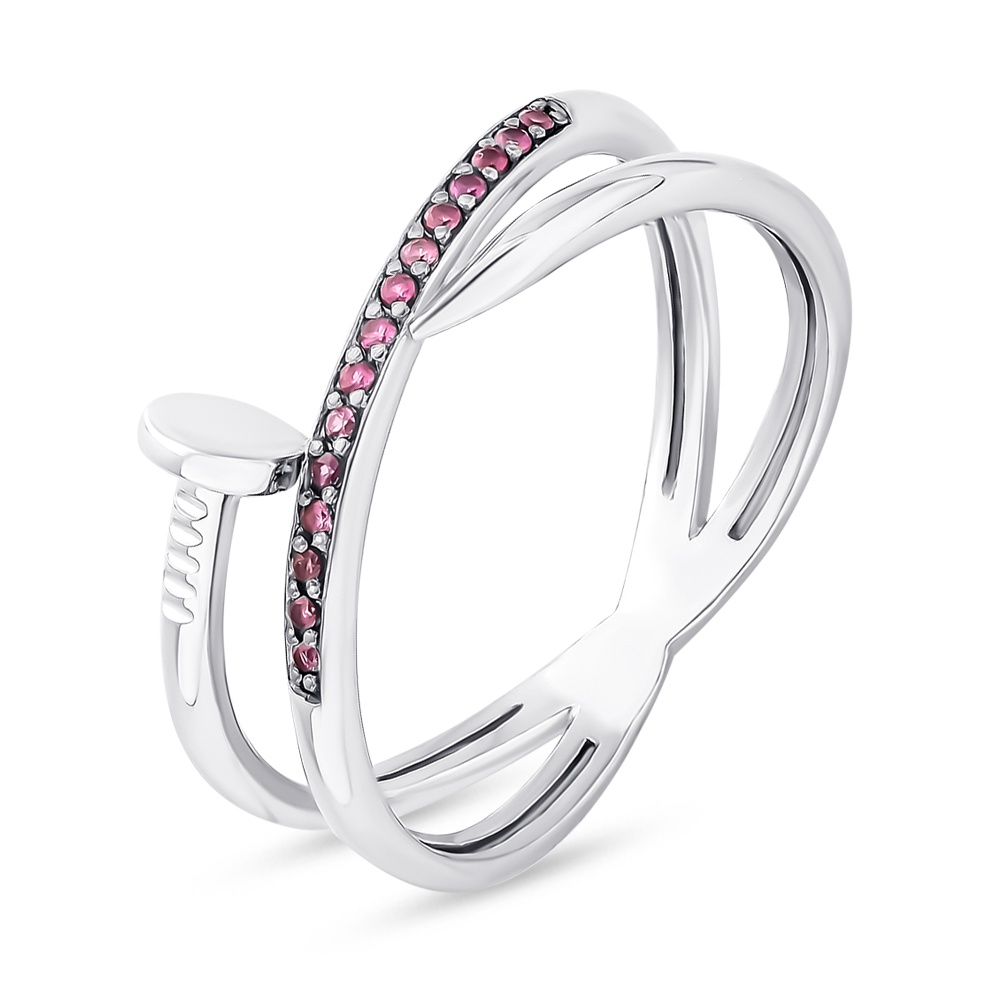 

Кольцо женское из серебра с фианитом 585Gold 701010180, р, 701010180