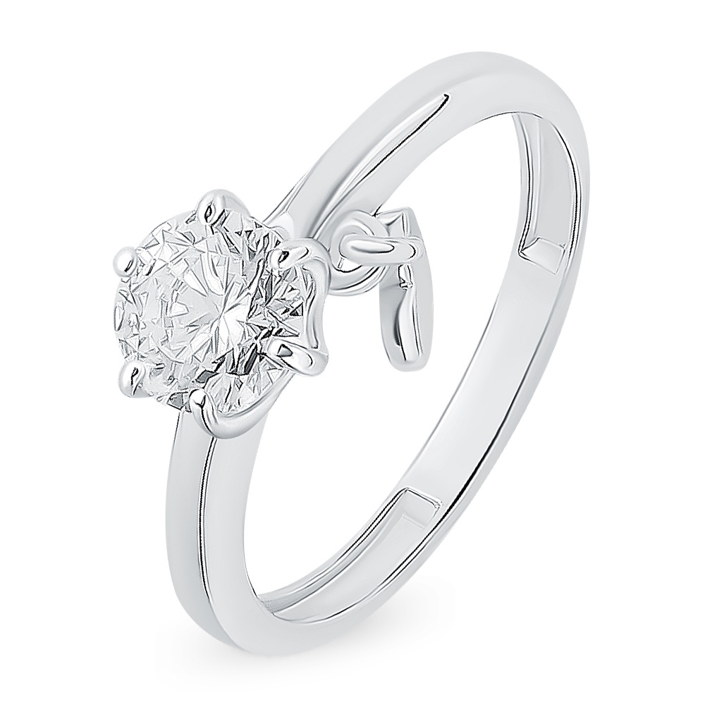 

Кольцо из серебра р.  585Gold 701009822, фианит, 701009822