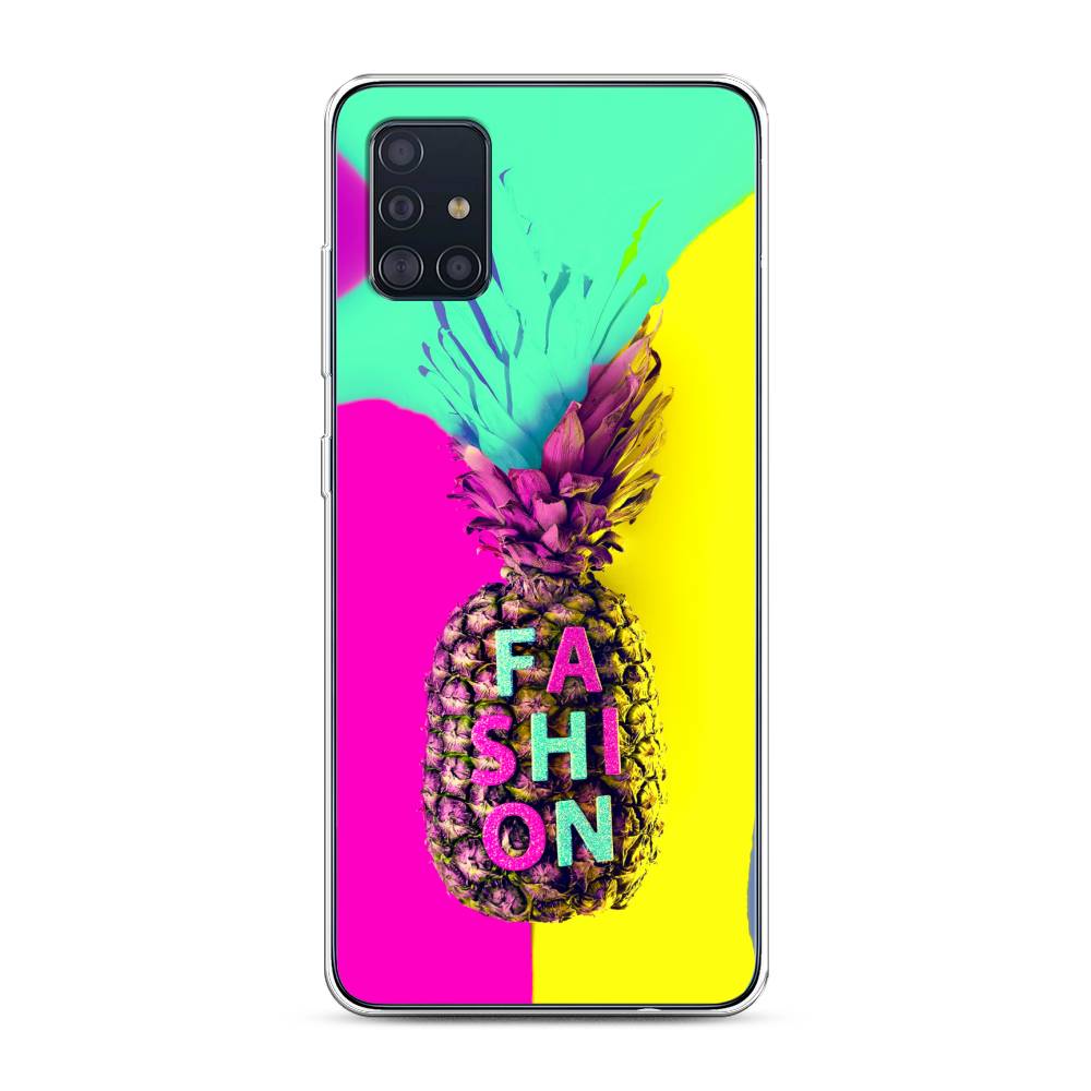 

Чехол Awog на Samsung Galaxy A51 "Кислотный ананас", Разноцветный, 28950-10