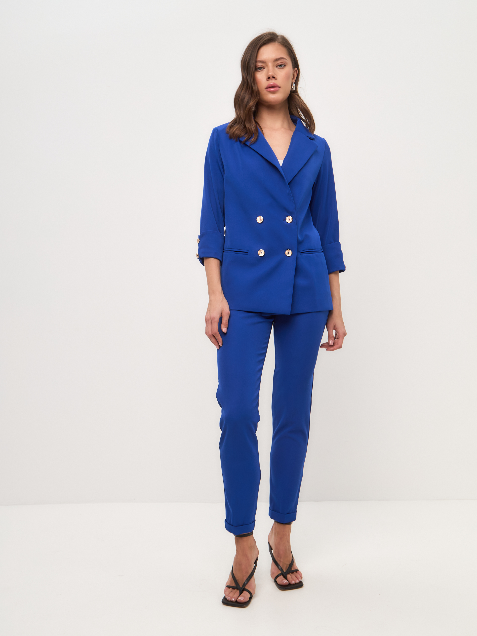 

Костюм женский DAZZLE STYLE Виола синий 42 RU, Виола