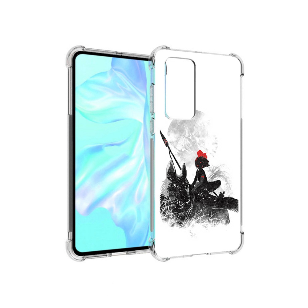 

Чехол MyPads Tocco для Huawei P40 мононоке, Прозрачный, Tocco
