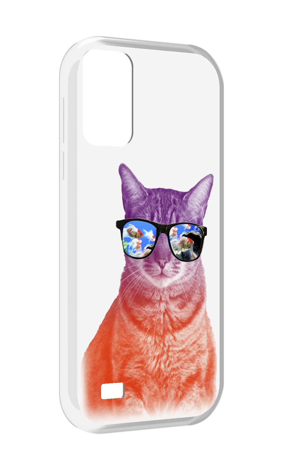 

Чехол MyPads крутой кот-2 для Oukitel C31, Прозрачный, Tocco